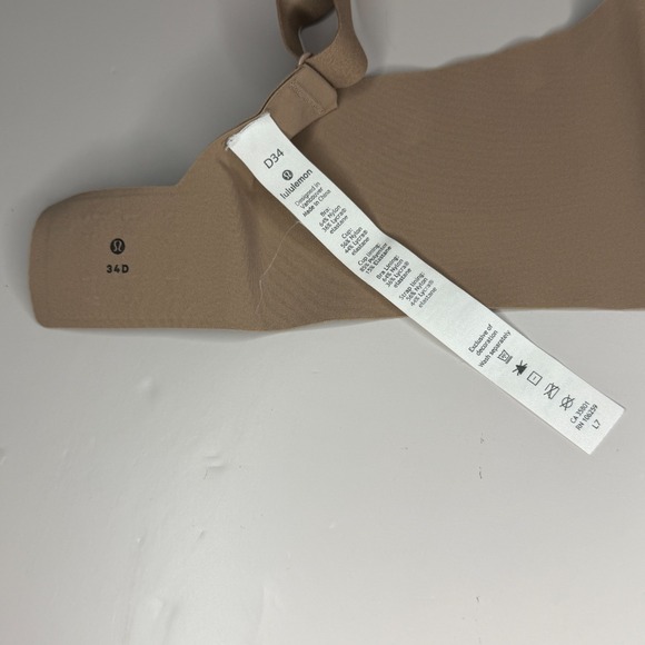 Lululemon Hold True Wireless Molded Cup Stitch Free Bra in Sand Nude 34D - Picture 5 of 5